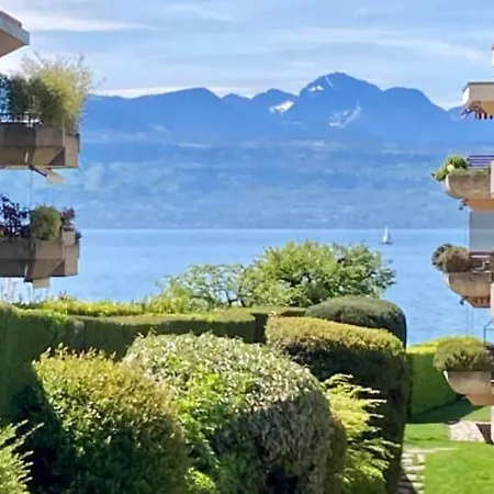 Lausanne Pully Modern And Sunny Apartment Exterior photo